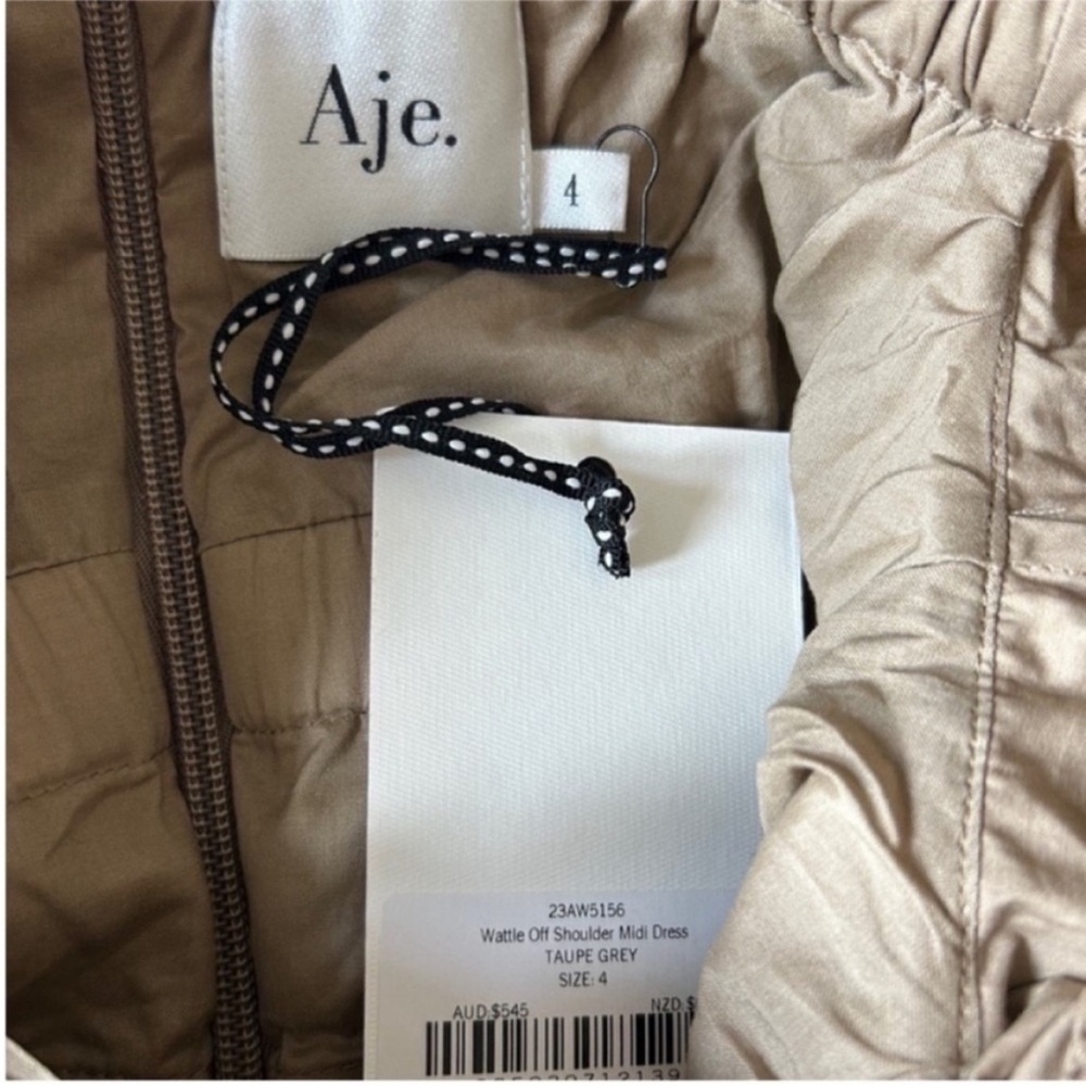 NWT Aje Wattle Off The Shoulder Midi Dress - Picture 7 of 8